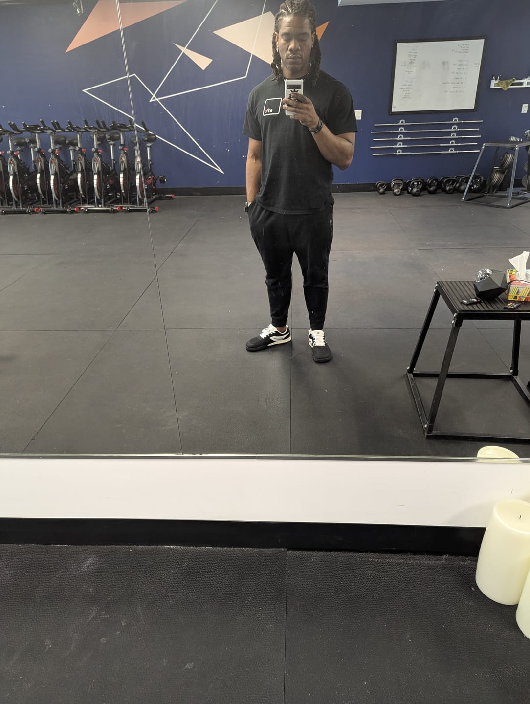 Customer photo review of Heather - Wide Toe Sneakers