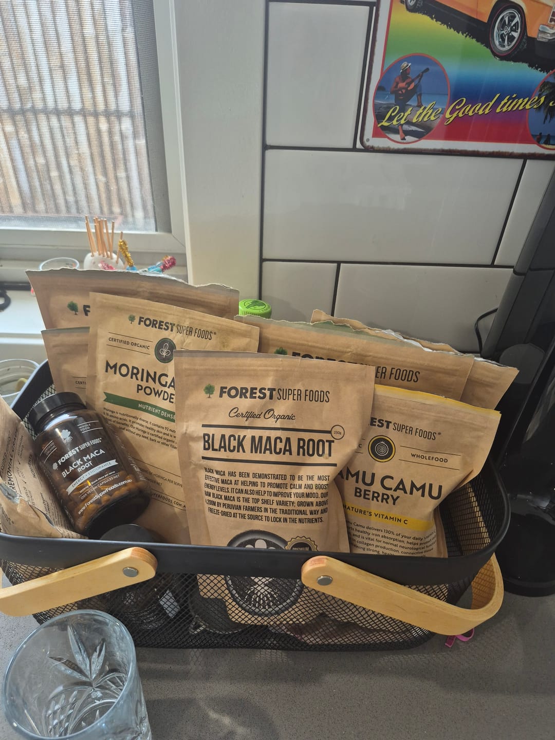 Customer photo review of Certified Organic Black Maca Powder