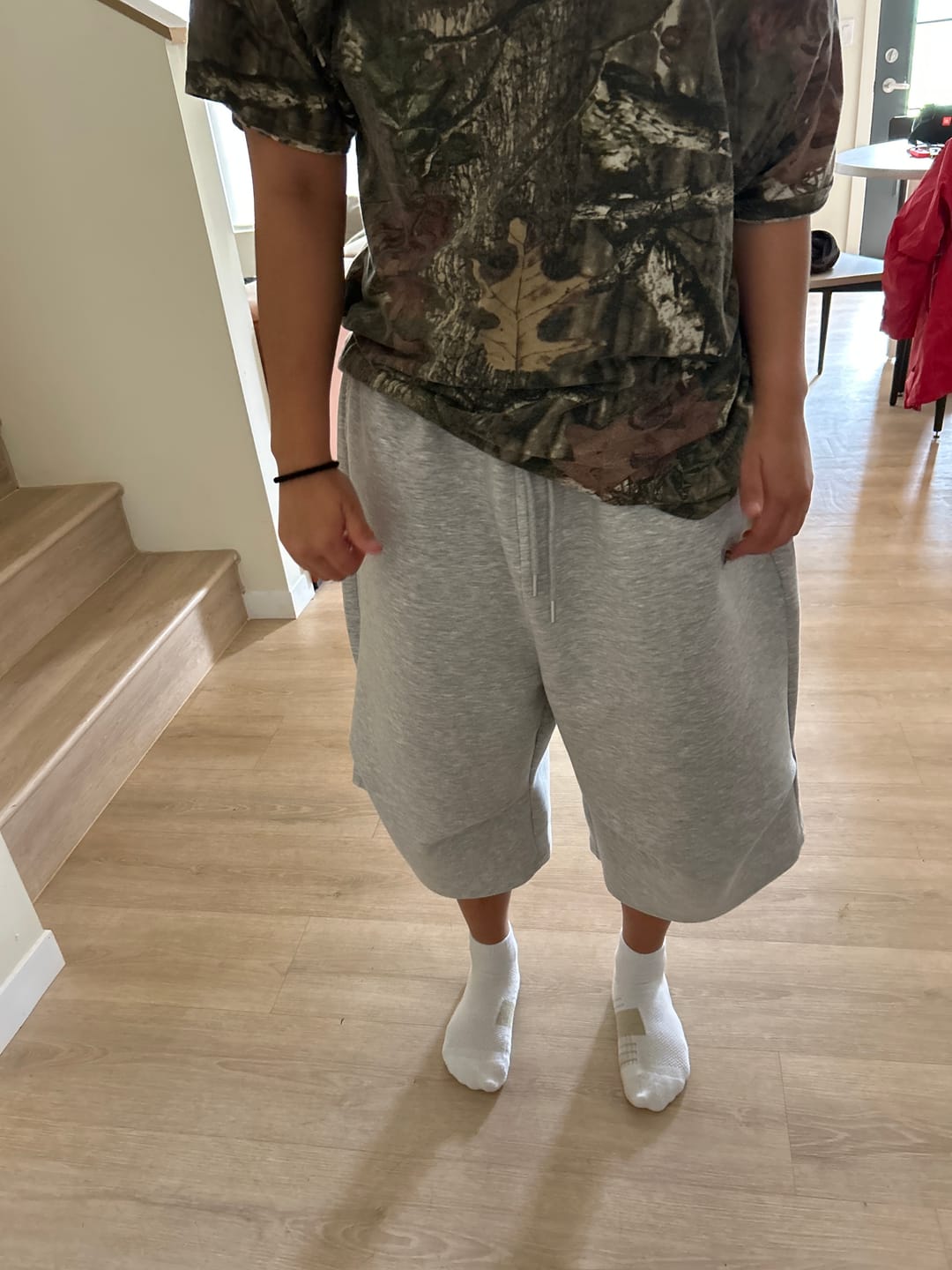 Customer photo review of Aelfric Eden Wrinkle Longline Shorts