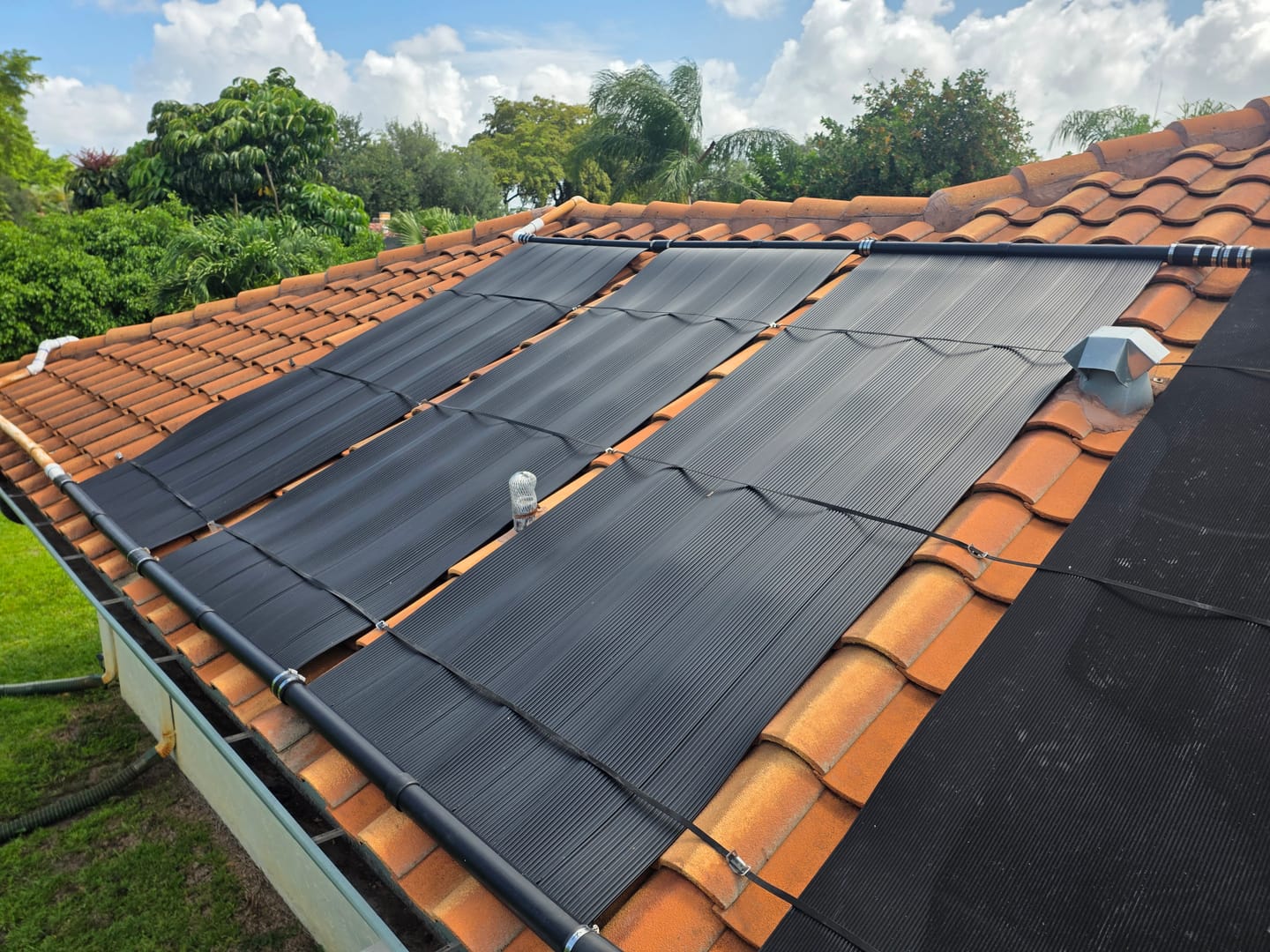 Customer photo review of SwimEasy High-Performance DIY Solar Pool Heater Kit - 15-20 Year Life Expectancy - Ultimate Combination of Performance & Durability