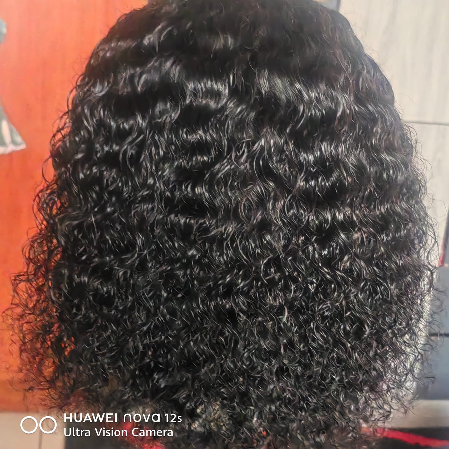Customer photo review of LUSANDA - Water Wave Brazilian 13x4 Lace Front Wig