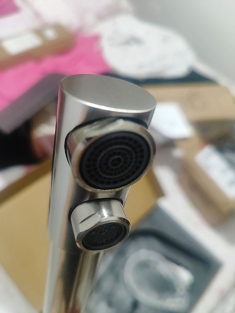 Customer photo review of Torneira Para Cozinha Gourmet Monocomando Com Filtro Royal Safira