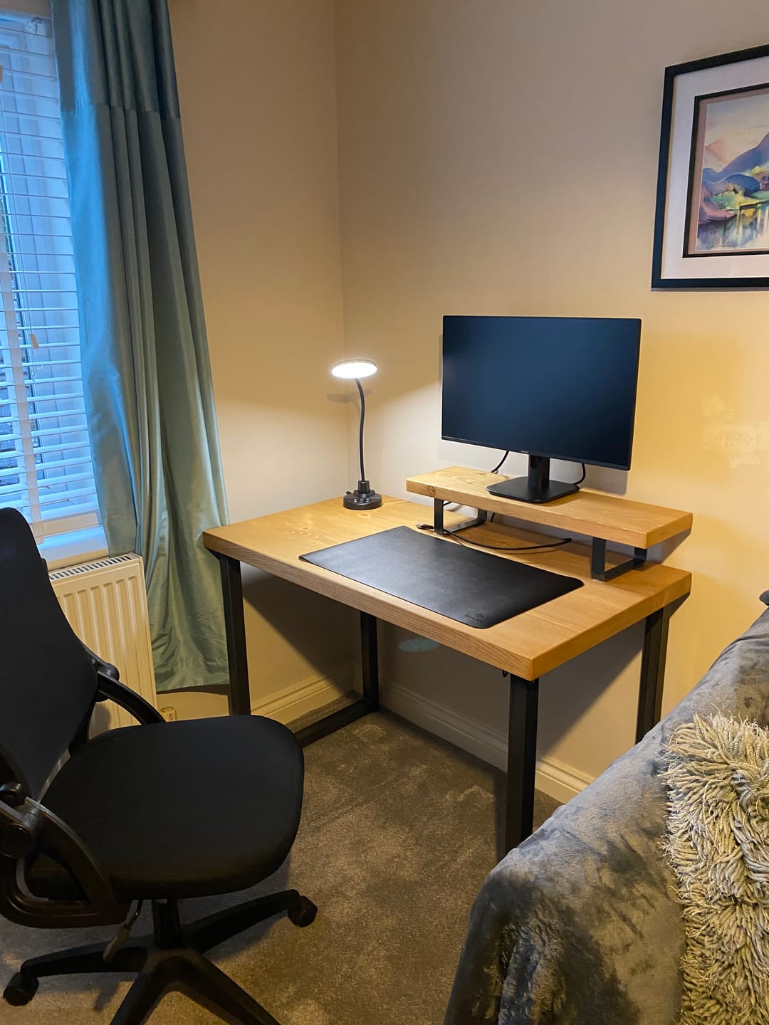 Customer photo review of Chucky Industrial Desk