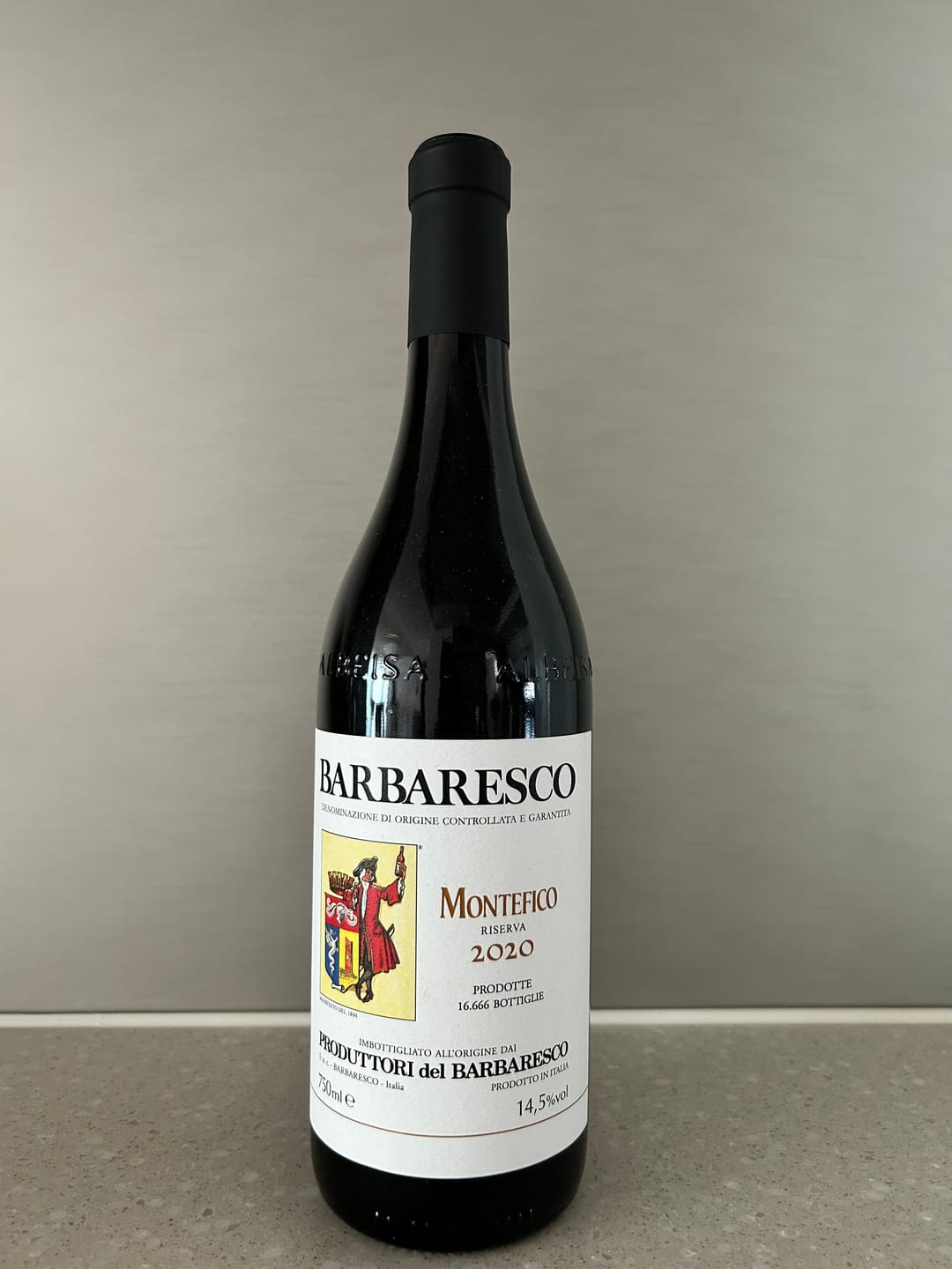 Customer photo review of Produttori del Barbaresco Riserva Montefico 2020