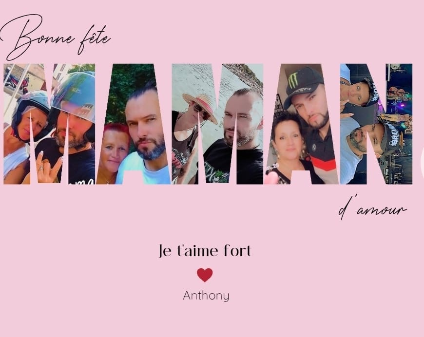 Customer photo review of Affiche personnalisée meilleure maman du monde - Cadre personnalisé