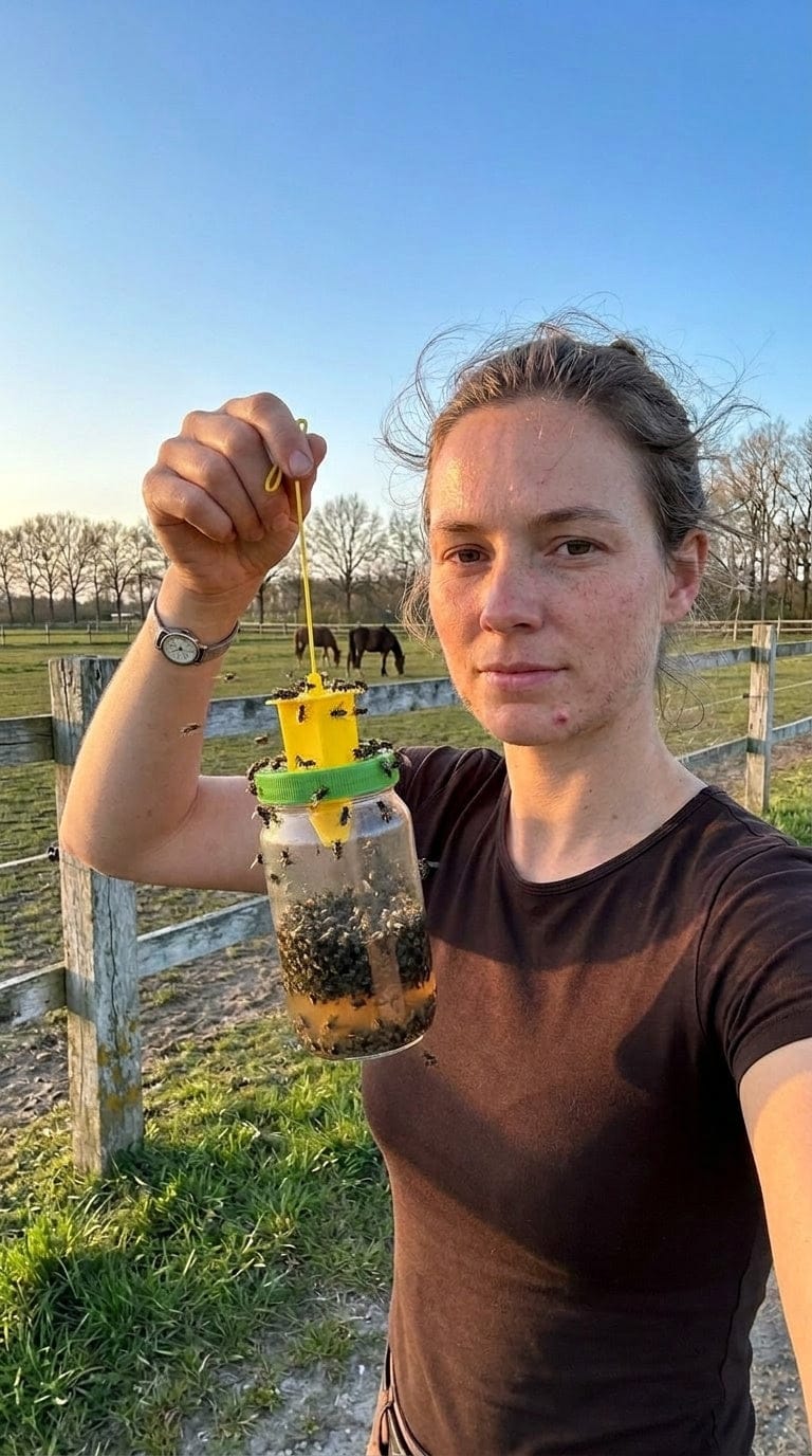 Customer photo review of HorseSafe LiquidTrap – Schluss mit Fliegenstress auf deinem Hof