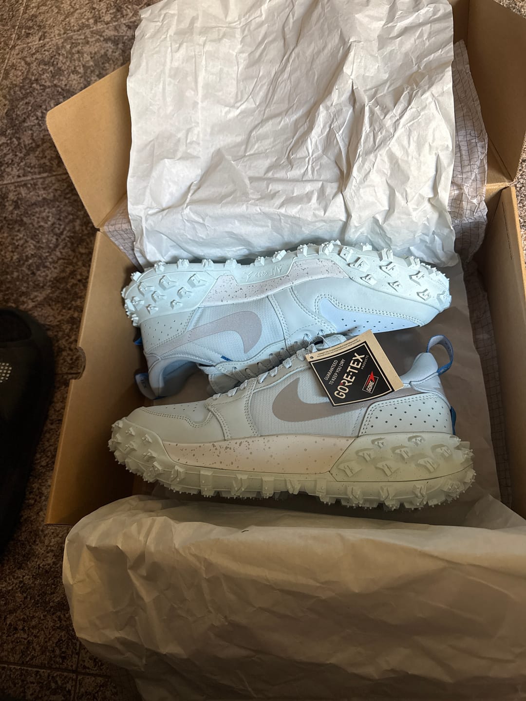 Customer photo review of Air Jordan 1 Low A/T Glacier Blue