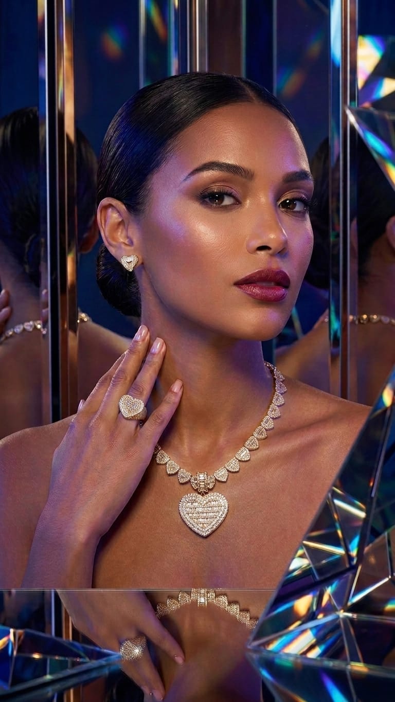 Customer photo review of GOLD MILLIONAIRE NECKLACE SET