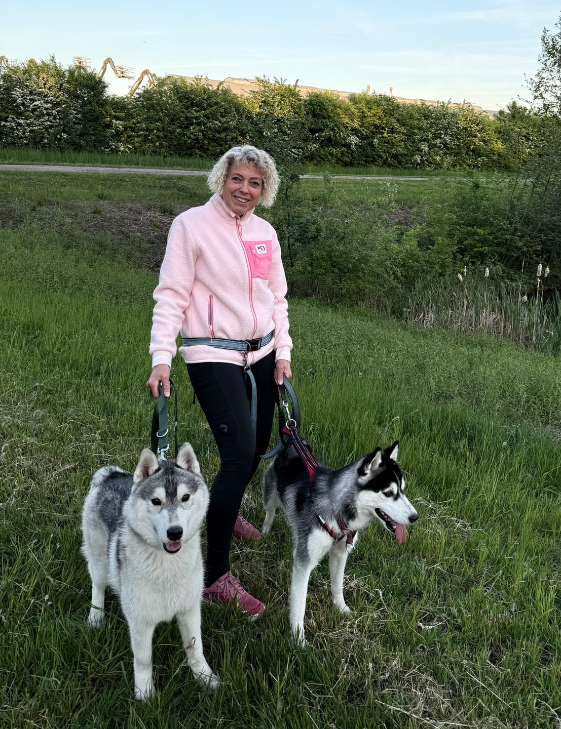 Customer photo review of FeelFree Dog Walker Tights 2.0 I Sort I Cosmo