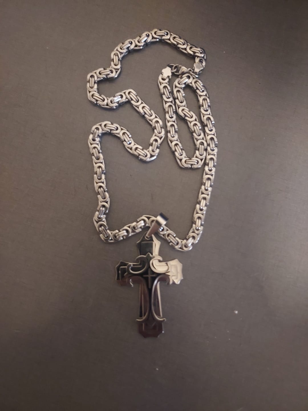 Customer photo review of Collier Croisé de l'Espoir