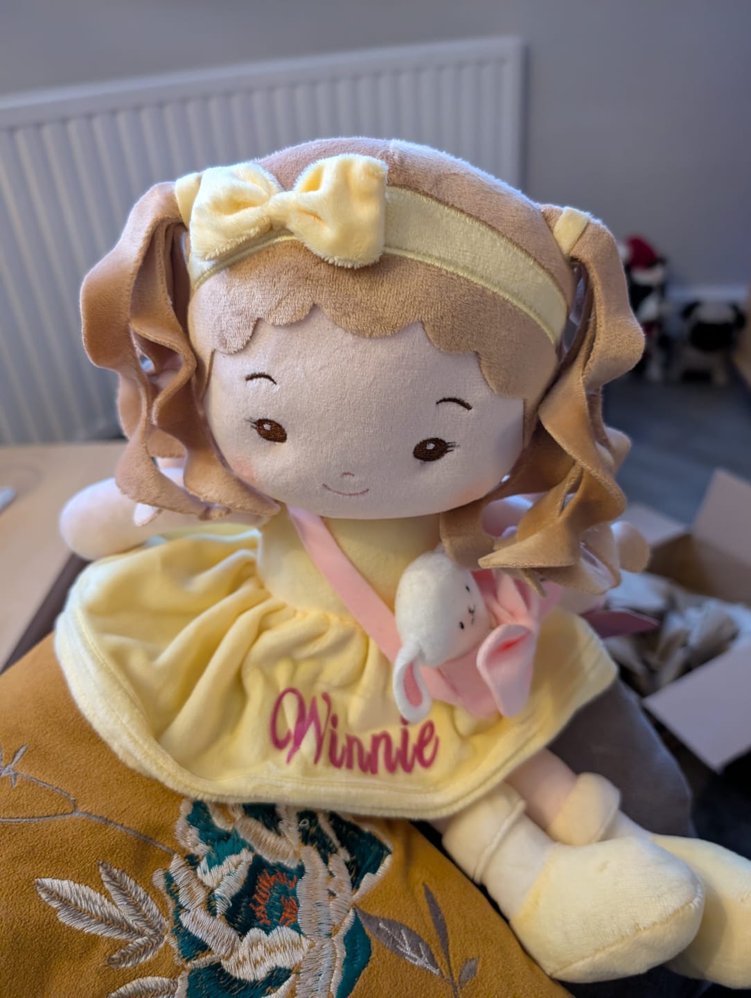 Customer photo review of Personalized Sunny Girl & Her Pet