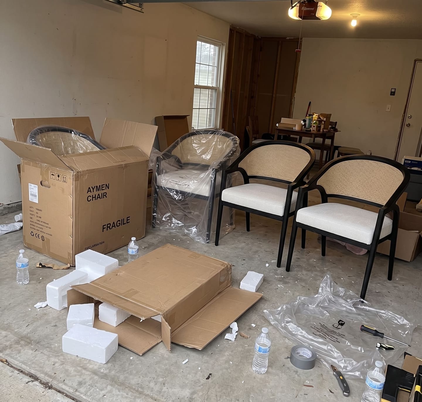 Customer photo review of Aymen Dining Arm Chair