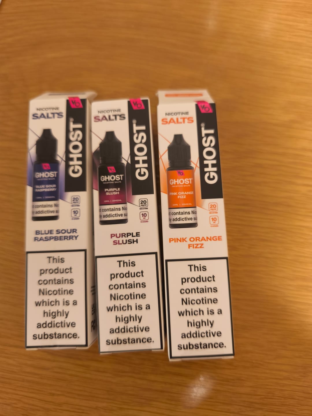 Customer photo review of Ghost - Salts 10ml – E Liquidy – Sole Nikotynowe – 2%
