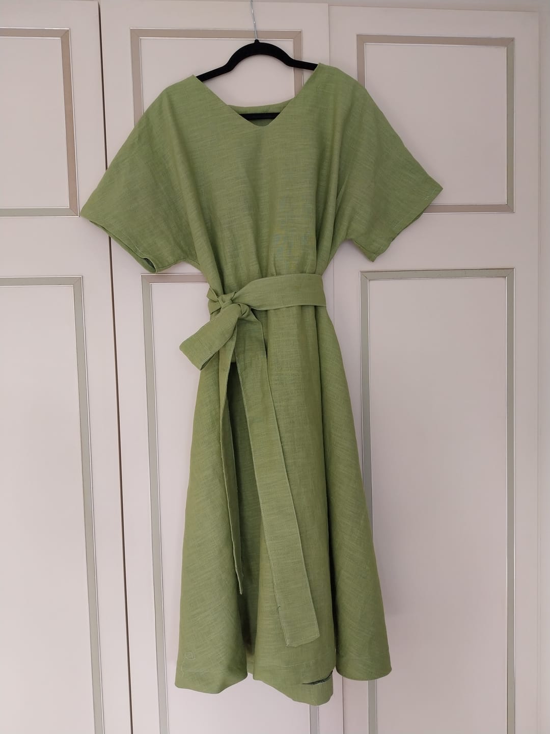 Customer photo review of Washed Linen Blend Fabric
