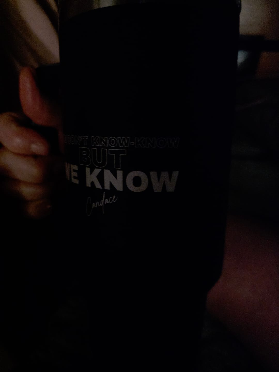Customer photo review of WE KNOW STANDACE CUP