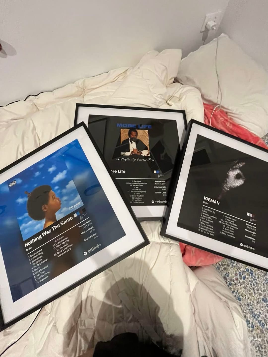 Customer photo review of Drake ICEMAN Album Poster