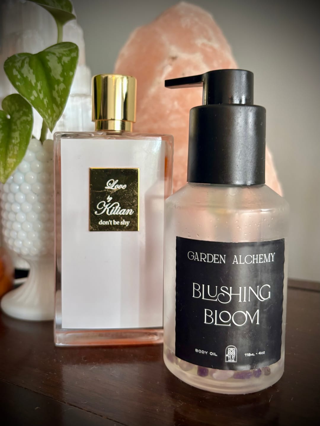 Customer photo review of BLUSHING BLOOM PERFUME BODY OIL