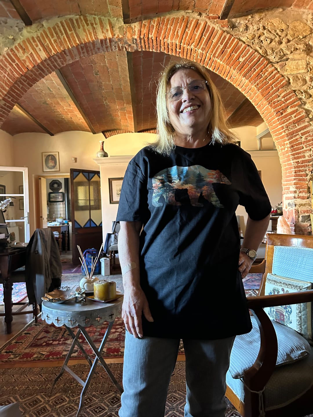 Customer photo review of Bear Forest T-Shirt