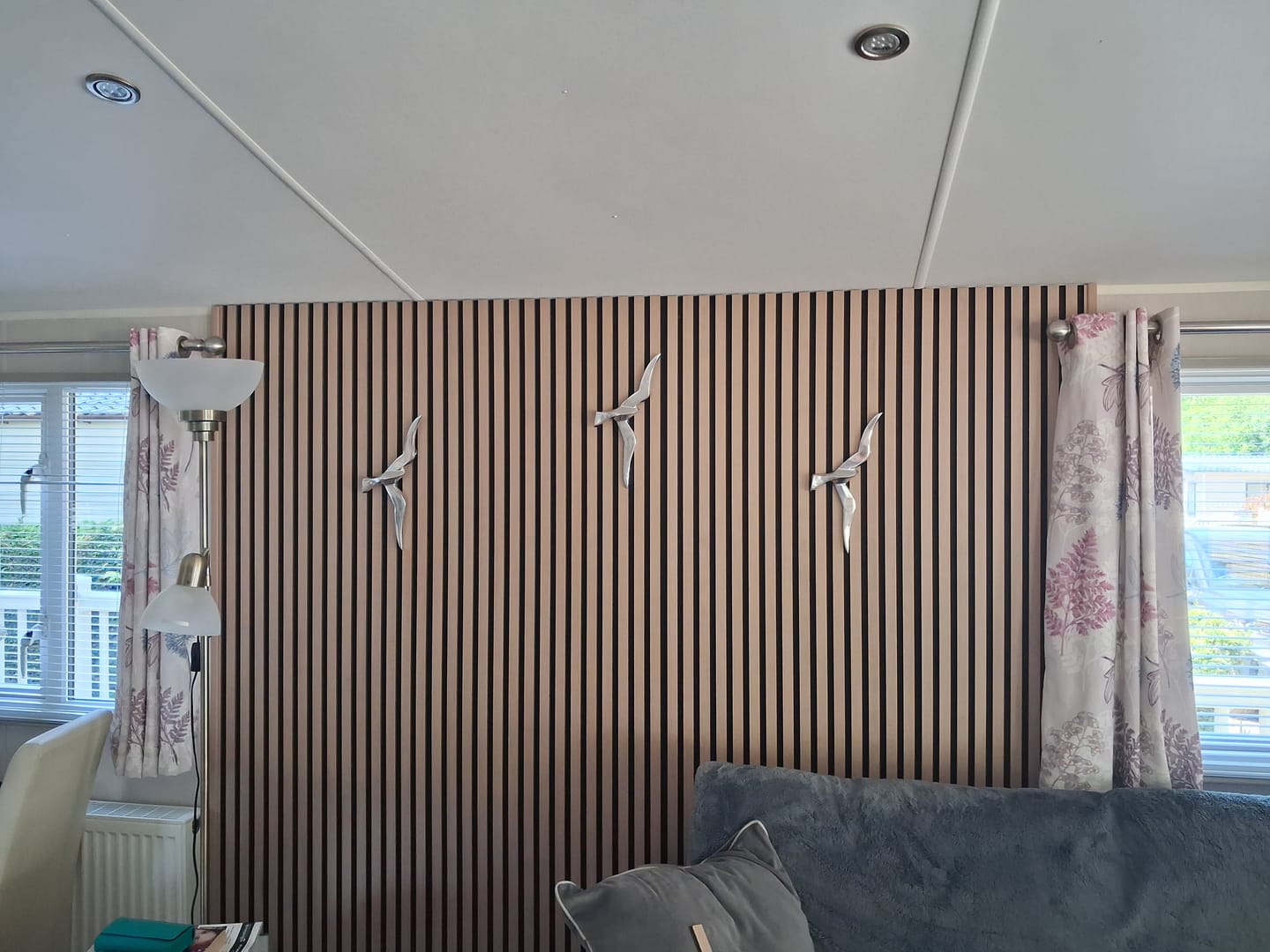 Customer photo review of Acoustic Wall Panel End Trim (Multiple Colours)