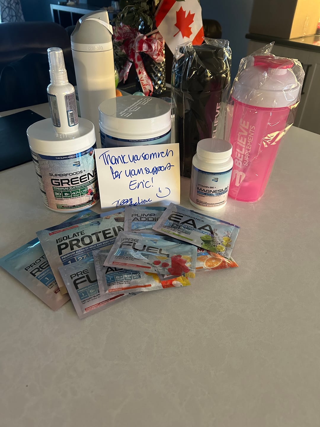 Customer photo review of Believe Shaker
