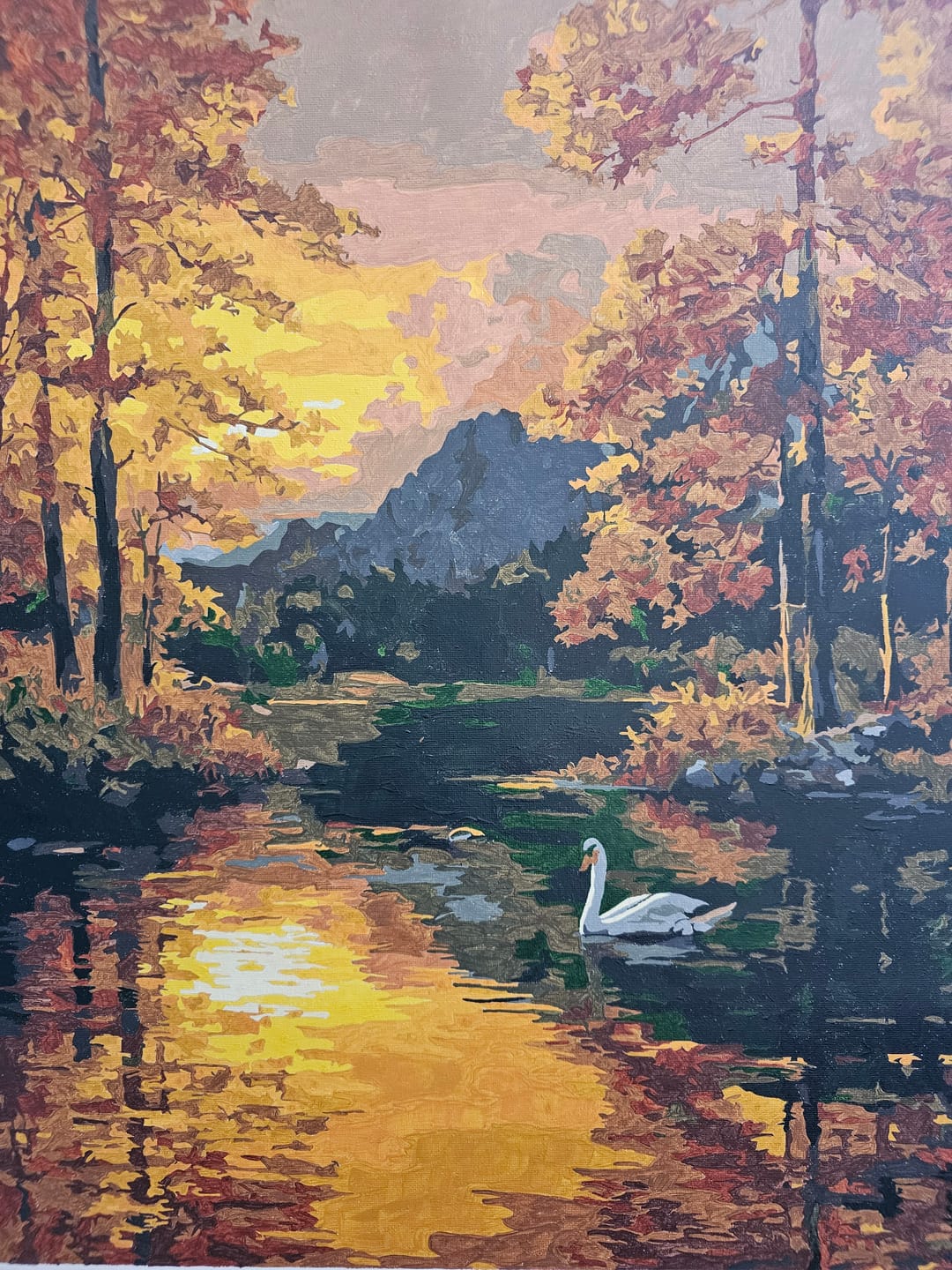 Customer photo review of Golden hour | Paint by Number