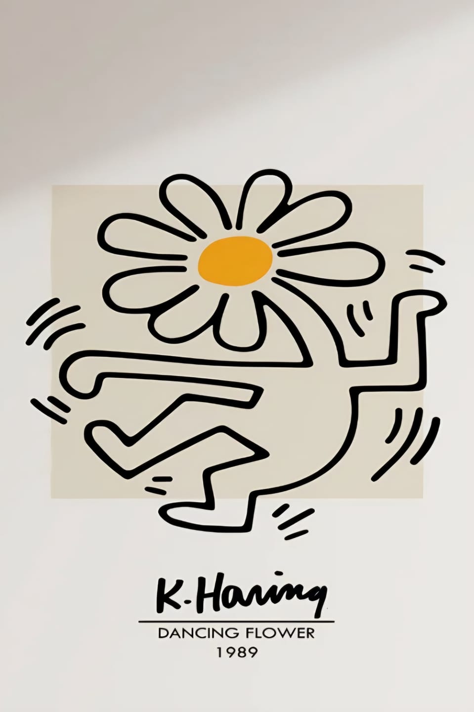 Customer photo review of Dancing Flower 1989 - Keith Haring