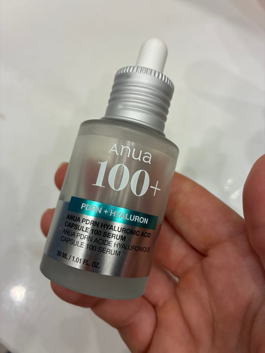 Customer photo review of Serums ar PDRN mirdzuma piešķiršanai ādai Anua PDRN Hyaluronic Acid Capsule 100 Serum