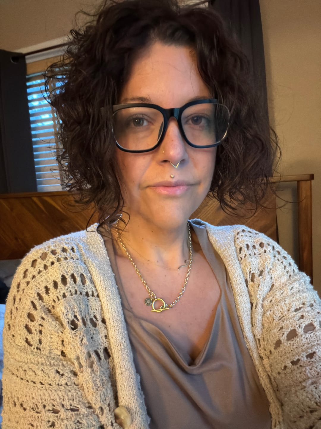 Customer photo review of Micro Royal Rolo Chain Toggle Necklace