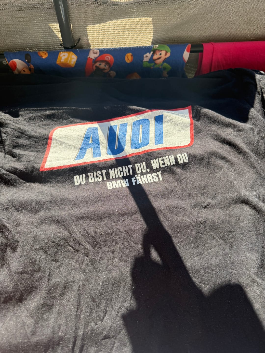 Customer photo review of Du bist nicht du Audi Shirt (limitiert)