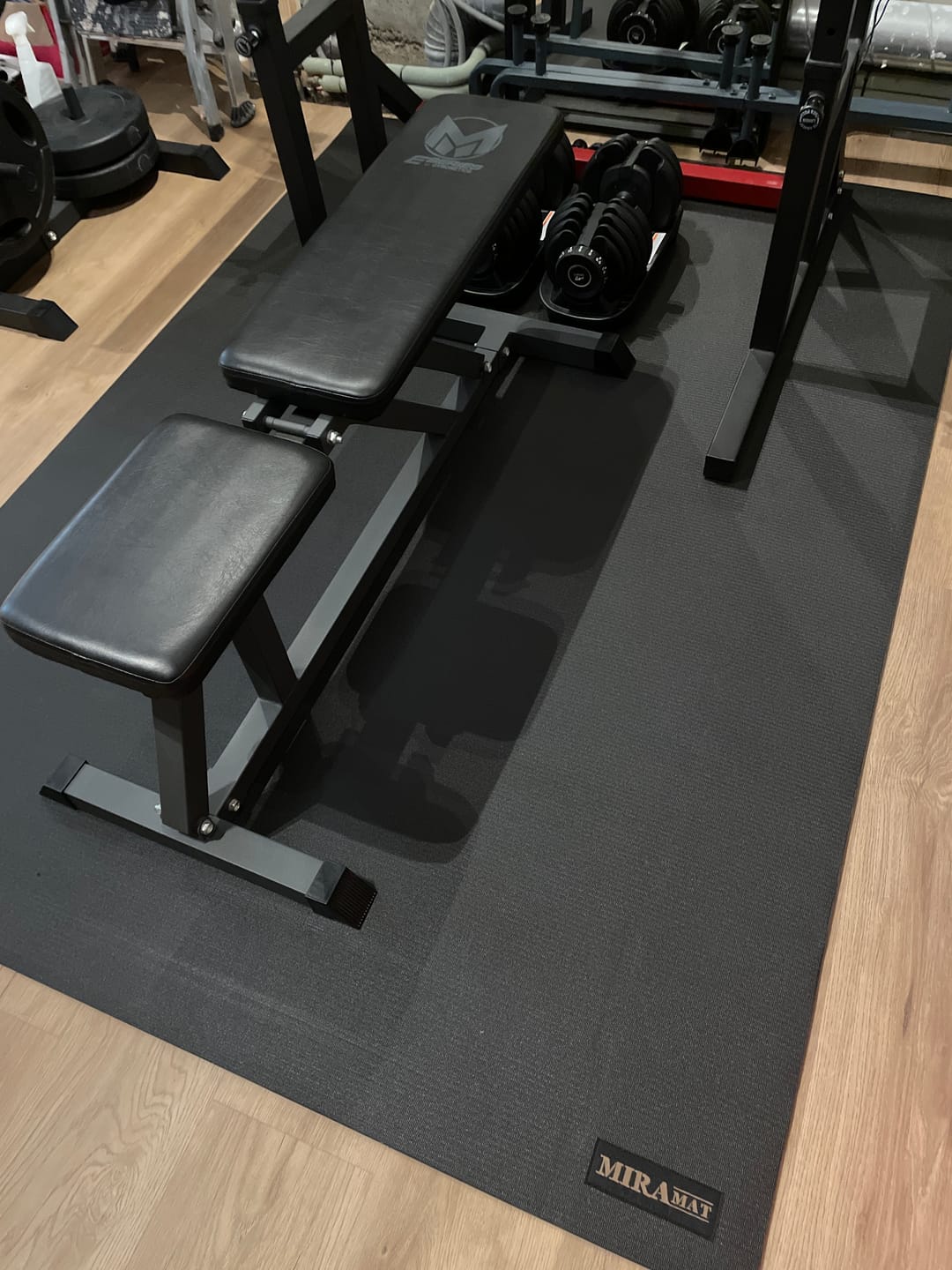 Customer photo review of Miramat® Mega - 214cm x 153cm - Very Large Exercise Mat - In Stock