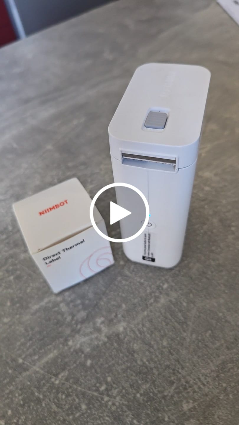 Customer video review of NIIMBOT D101 Thermal Inkless Mobile Printer, Effortless Labeling Made Easy