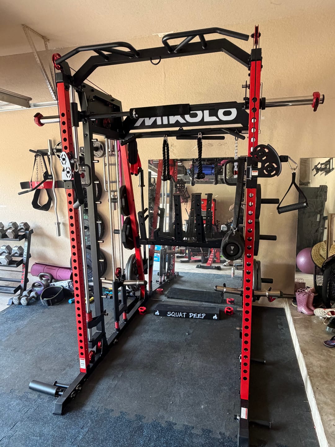 Customer photo review of M4-2.0 Ultra All-In-One Functional Home Gym Smith Machine (UPGRADED)