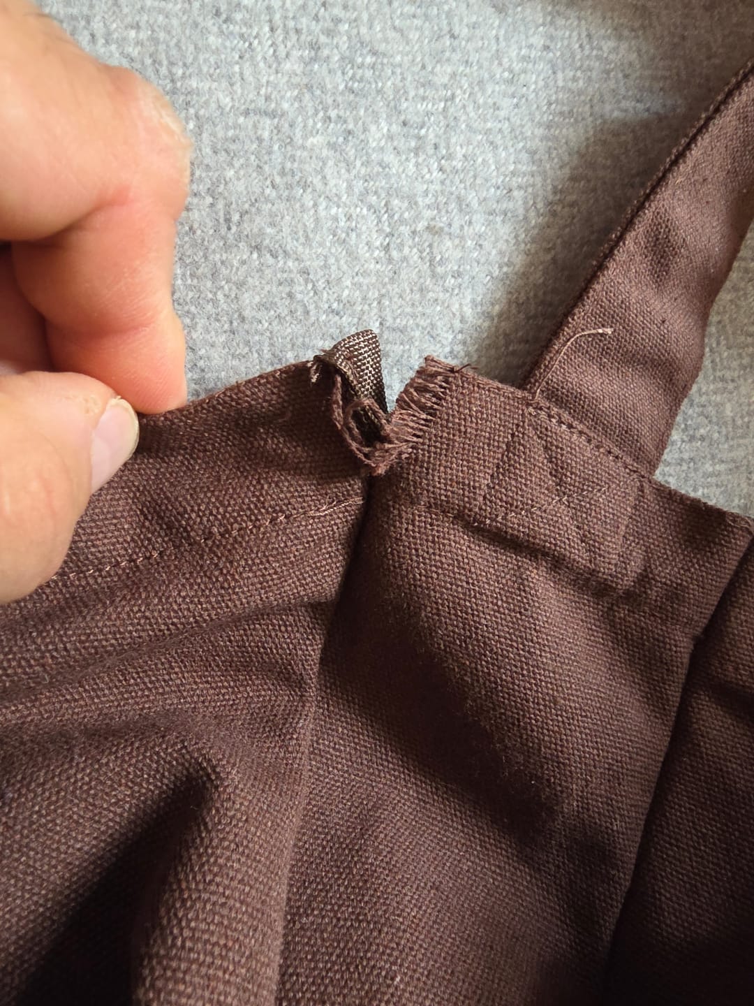 Customer photo review of Brown TØTE Bag | Stitched