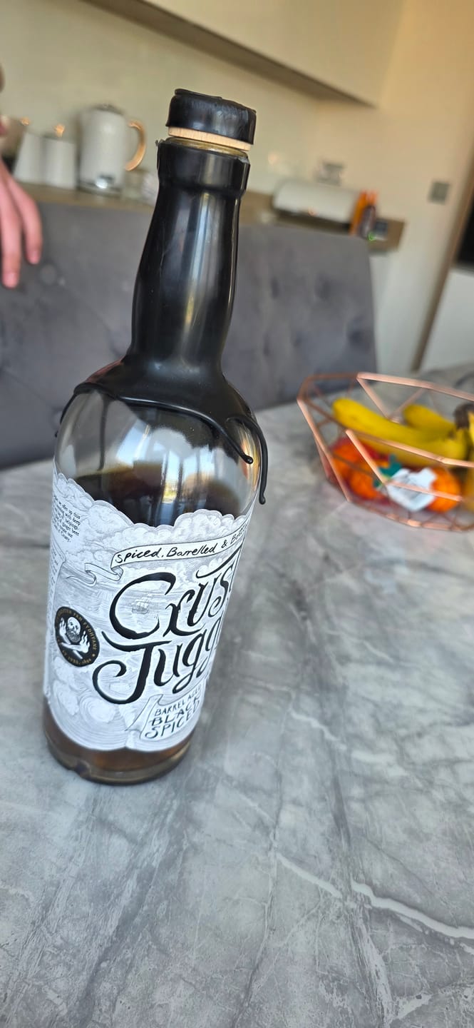 Customer photo review of Crusty Juggler Barrel Aged Black Spiced Rum