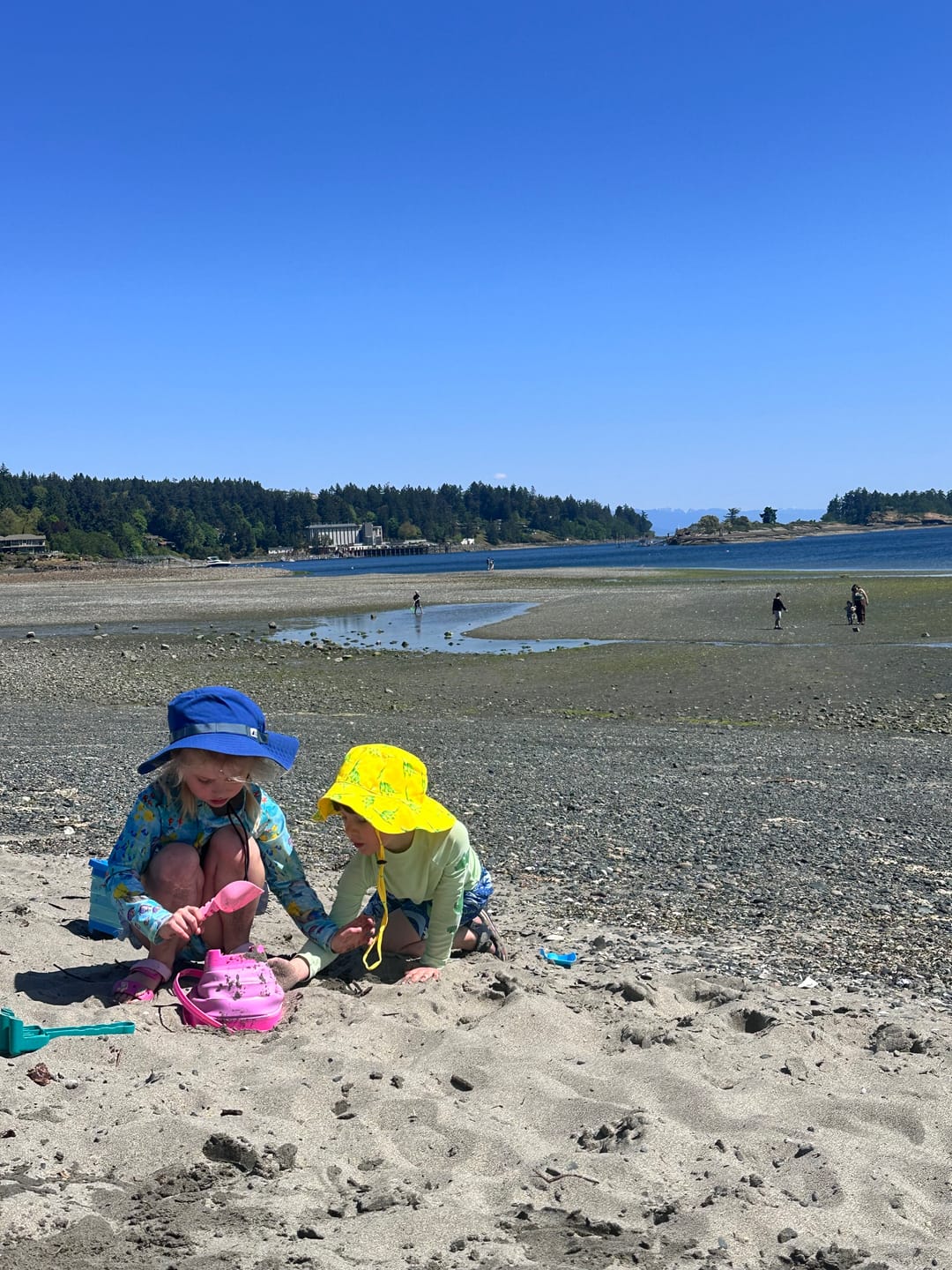 Customer photo review of PREORDER Fluro Dinosaurs Beach Hat (Ships w/c 1st June)