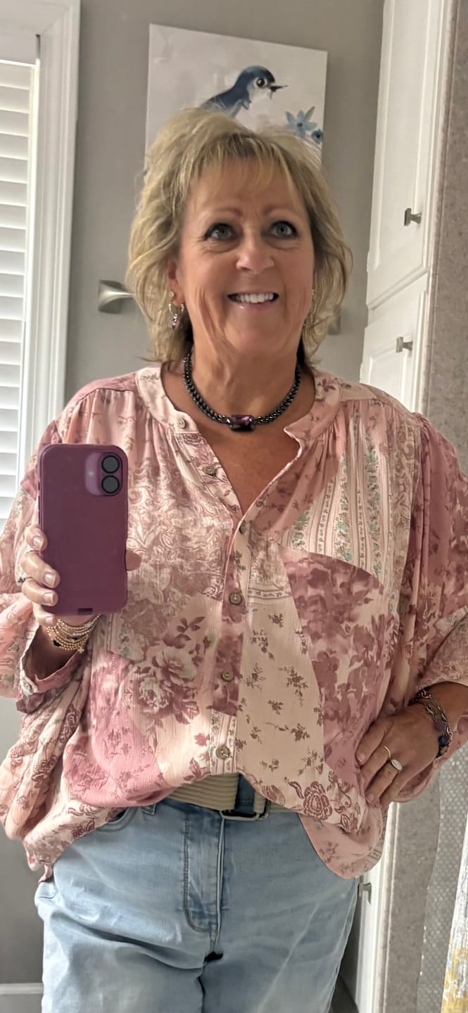 Customer photo review of Blush Beauty Top