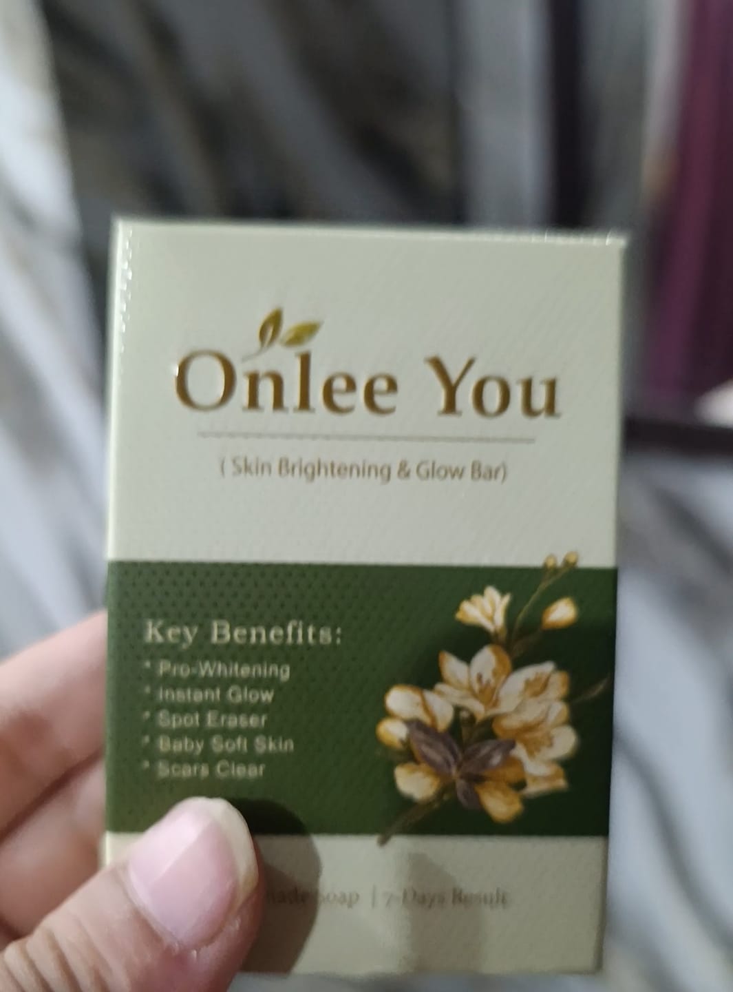 Customer photo review of Onlee You – Skin Brightening & Glow Bar