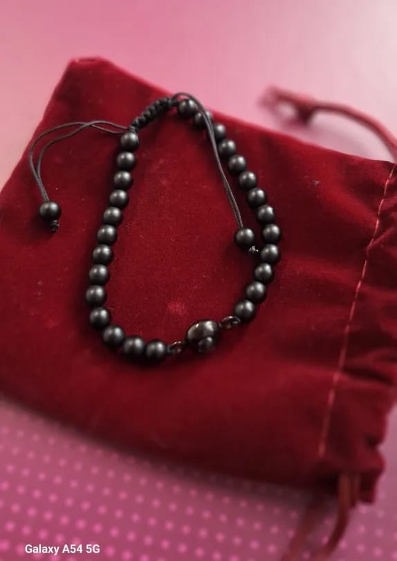 Customer photo review of Pulseras de perlas naturales con foto personalizada de proyección