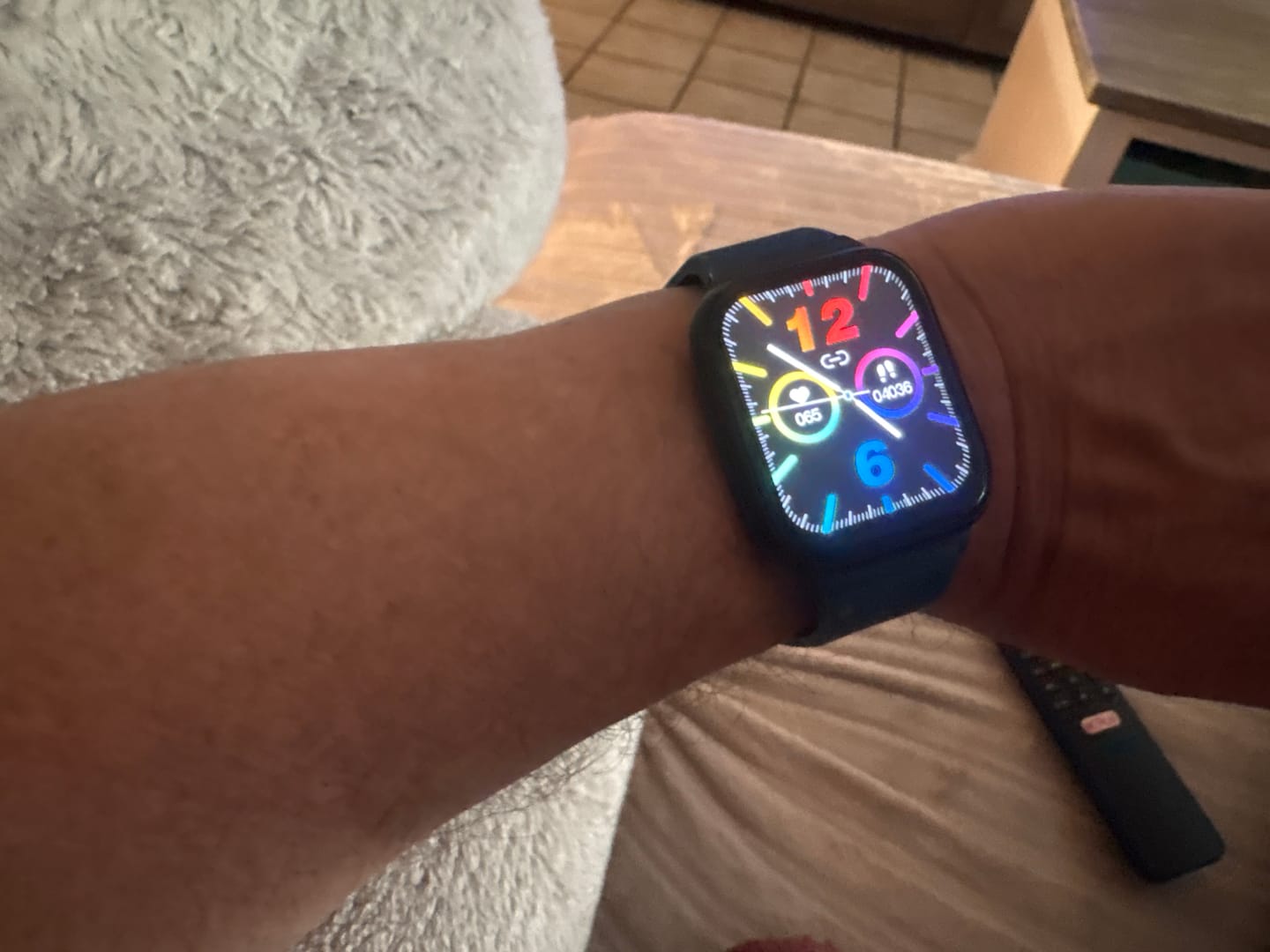 Customer photo review of Bearscome Blood Sugar Blood Pressure Blood oxygen Sleep Monitoring Waterproof Smartwatch