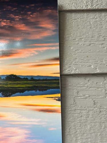 Customer photo review of Sunset Reflection - Print