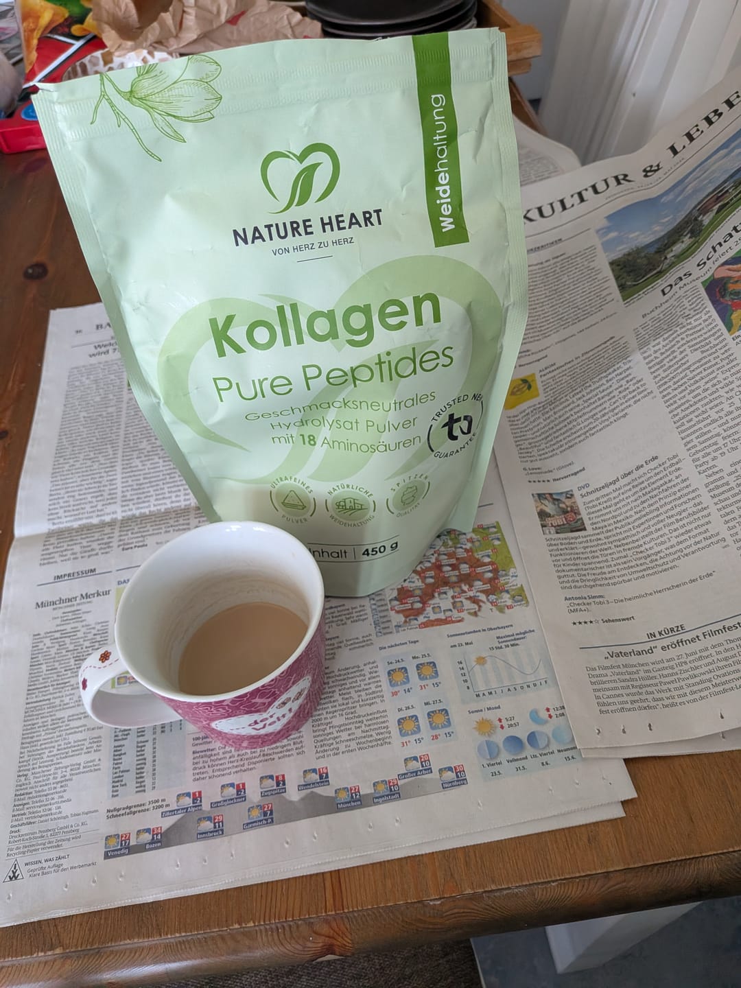 Customer photo review of Kollagen Pure Peptides