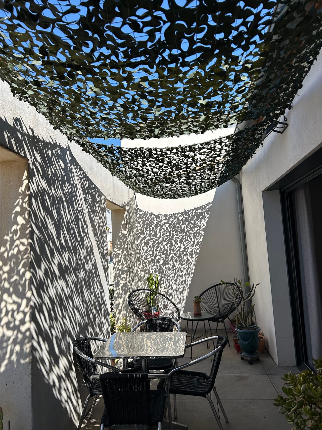 Customer photo review of Filet de camouflage renforcé vert