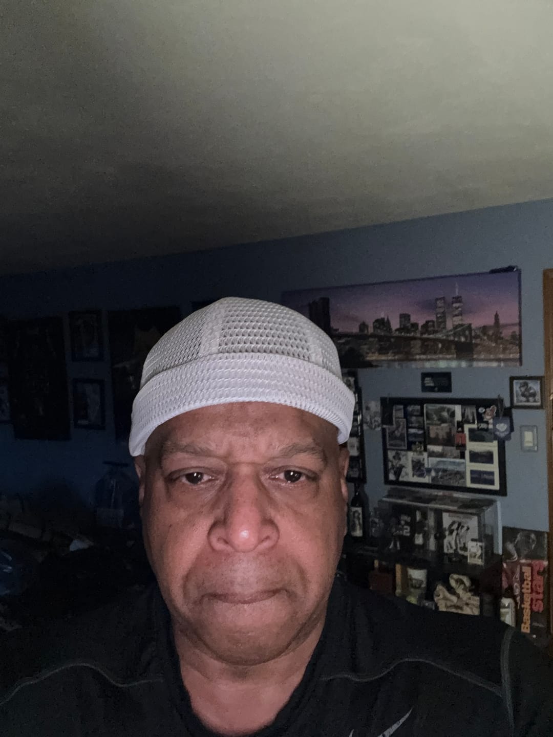 Customer photo review of Lightweight Breathable Large Mesh Cap