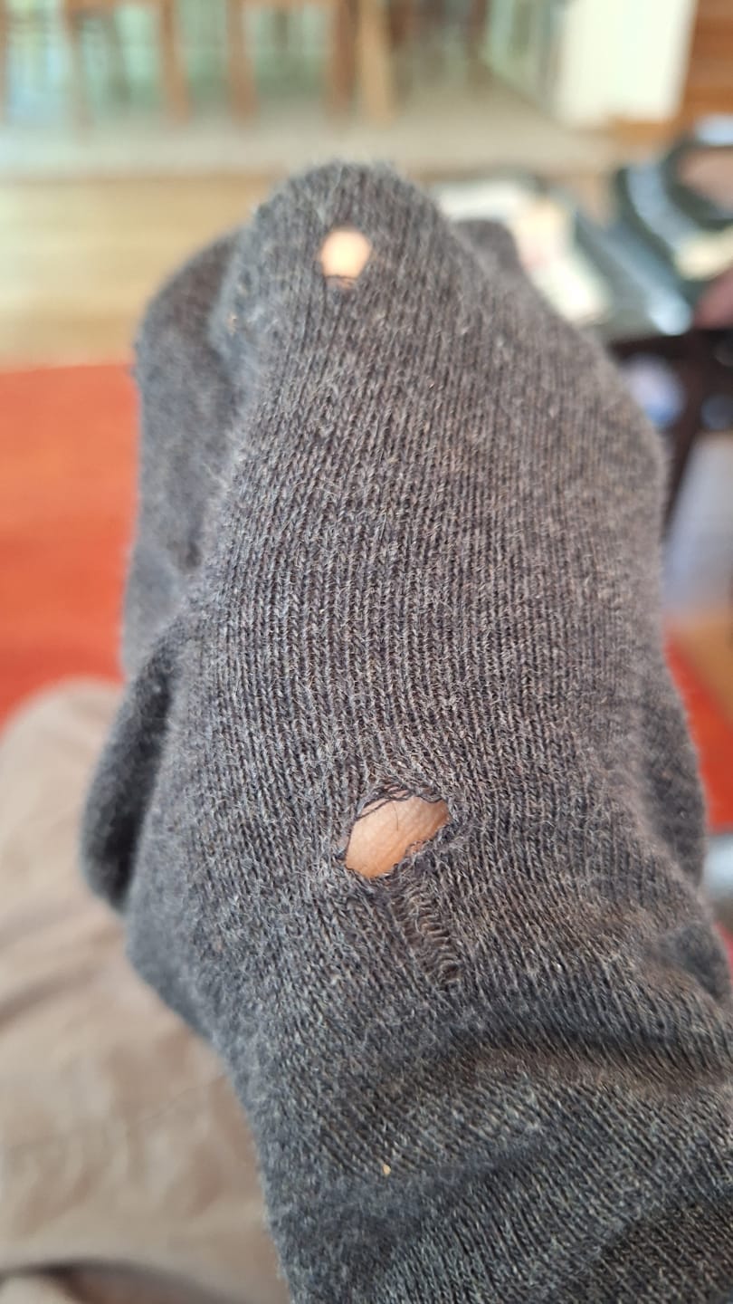 Customer photo review of Nachhaltige Bio Socken Grau (hell & dunkel) | 98% Bio Baumwolle