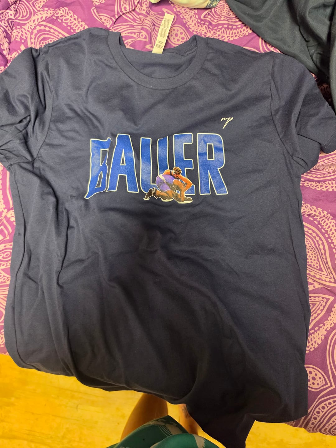 Customer photo review of CJ Bauer Graphic Tee
