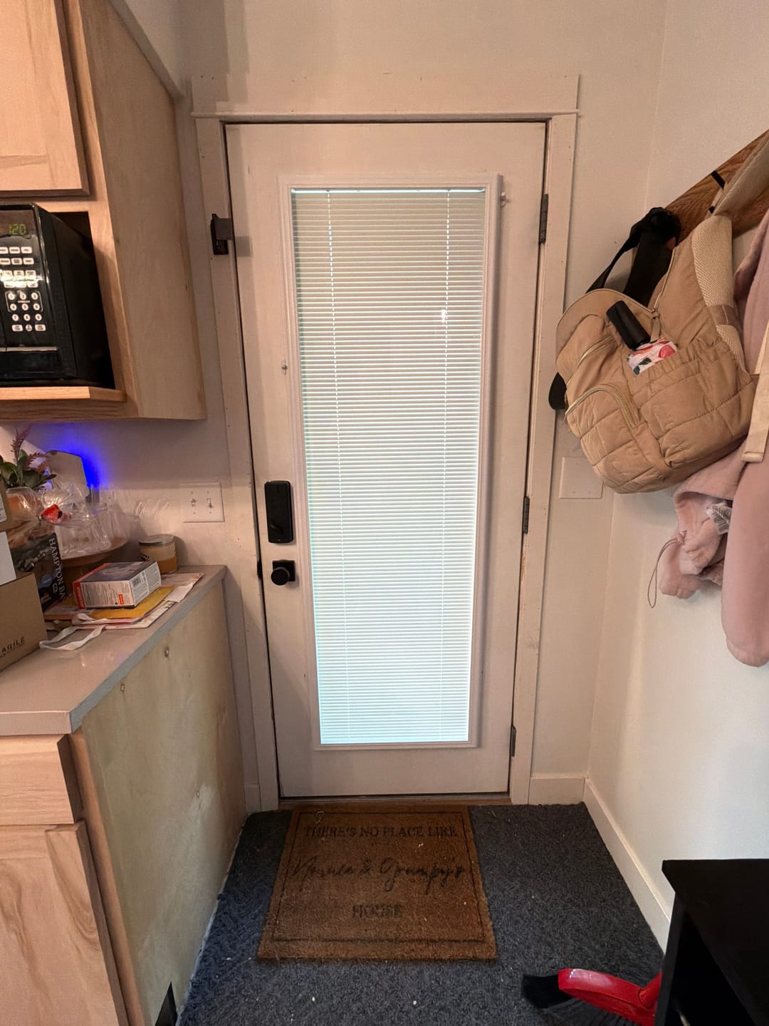 Customer photo review of Add On Blinds Kit (installs on top of existing door glass)