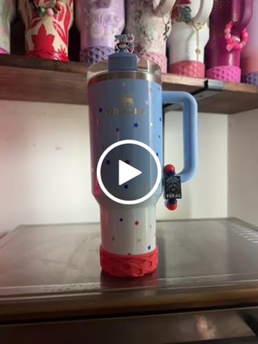 Customer video review of Cute But Feral Handle Bracelet - Tumbler Handle Charm
