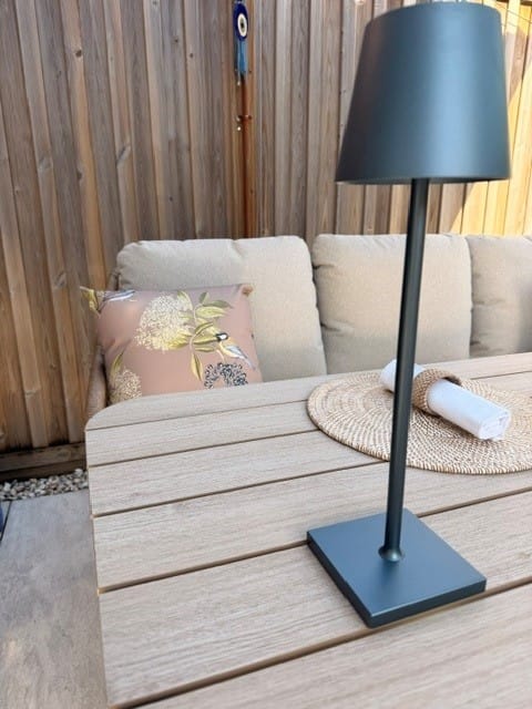 Customer photo review of Outdoor Garden Waterproof Cushion - Bird on Elderflower