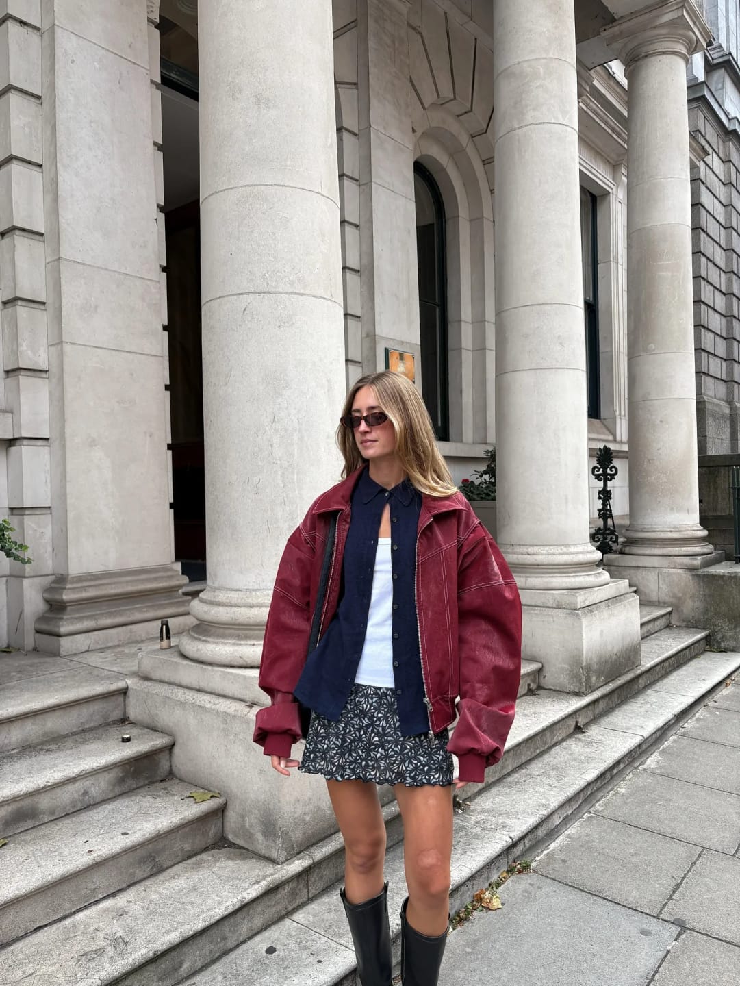 Customer photo review of Adelfa Bomber Jacket