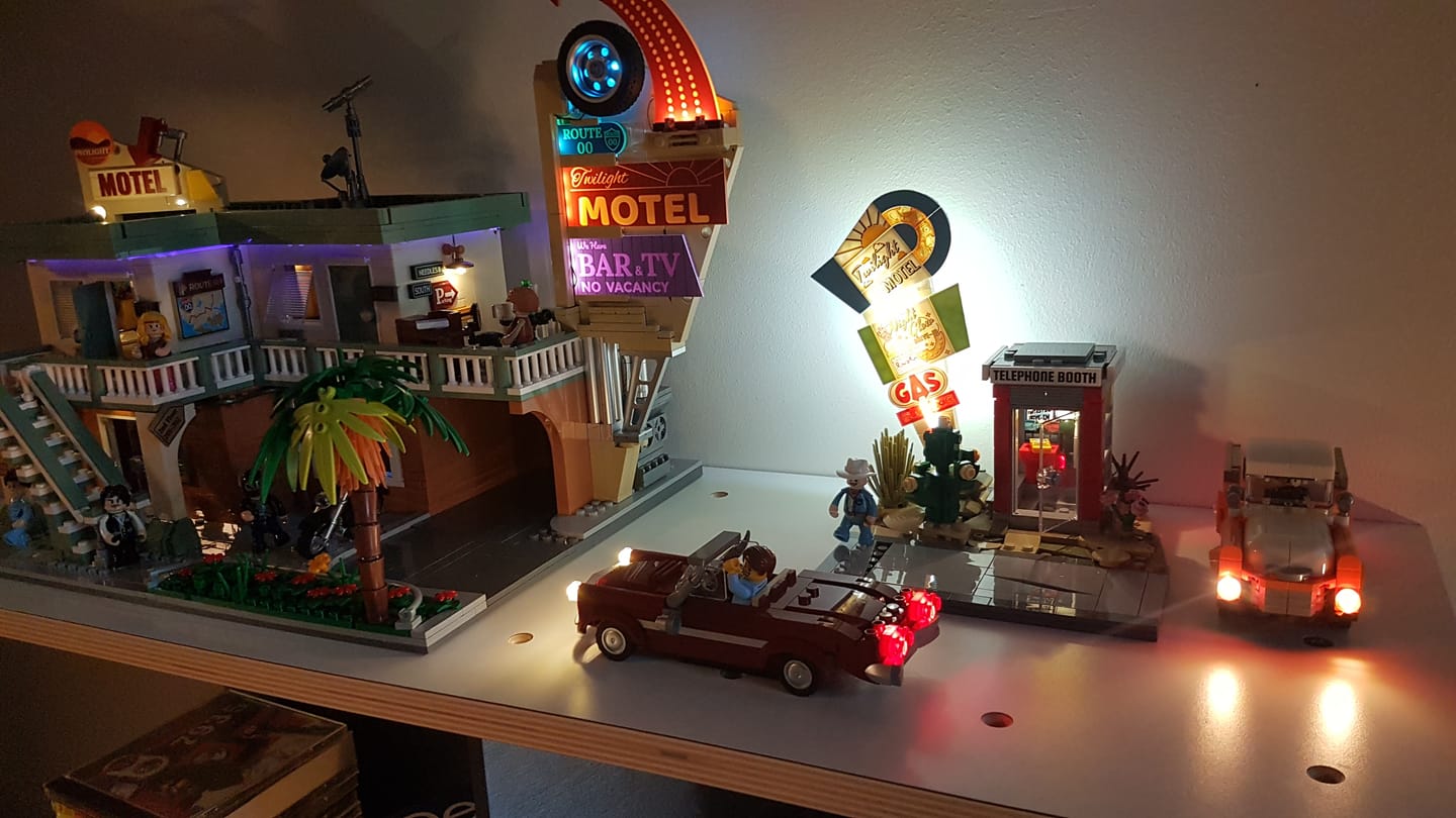 Customer photo review of Sunset Stopover By Lumibricks UK